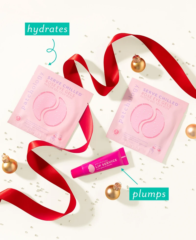 Patchology 3-Pc. Under The Mistletoe Eye & Lip Glow Set