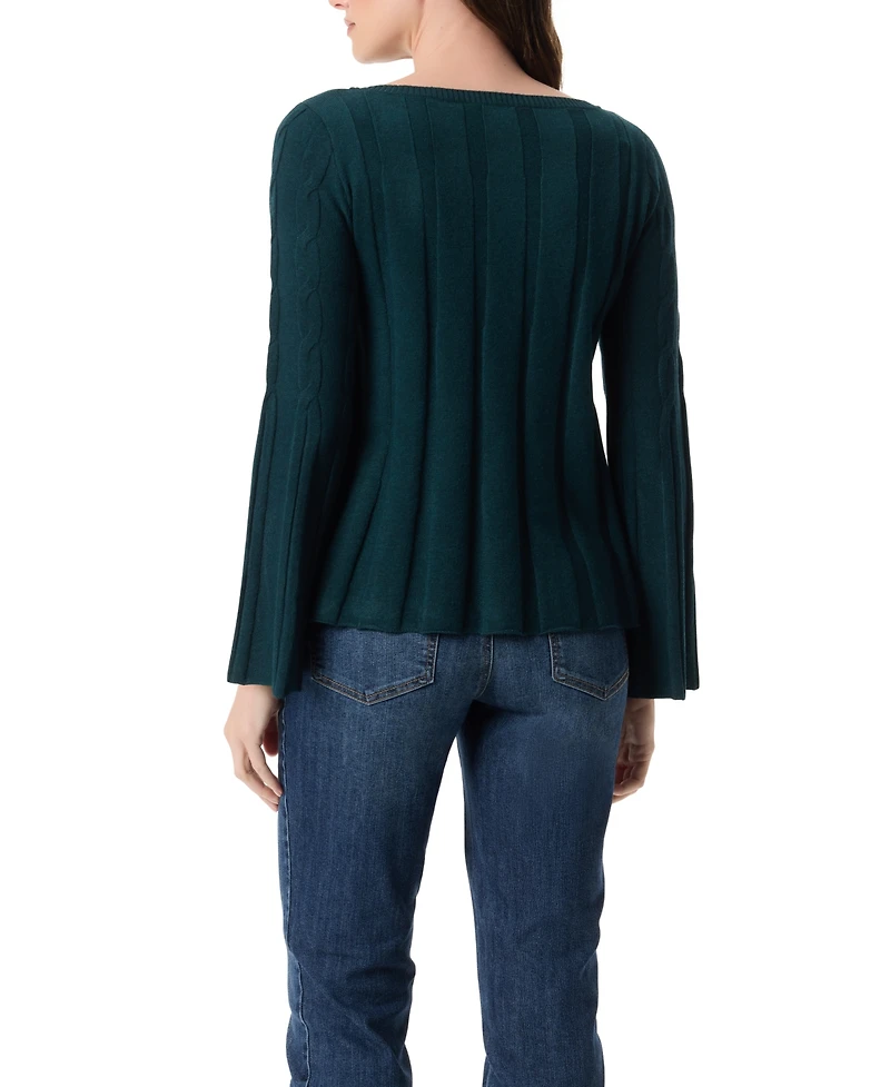 Gloria Vanderbilt Women's Maren Cable Knit Sweater