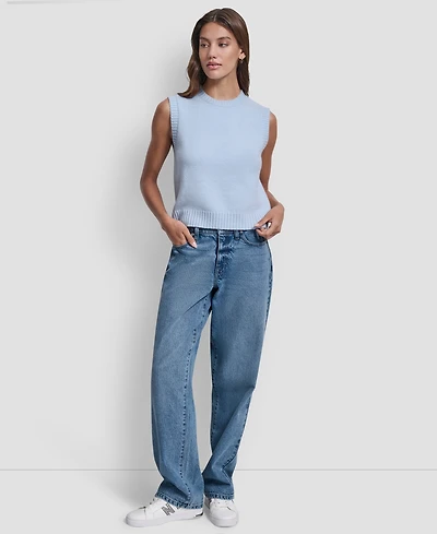 Dkny Jeans Women's Sleeveless Vest Sweater