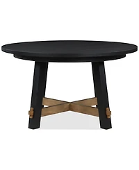 Macai 54" Wood Round Dining Table