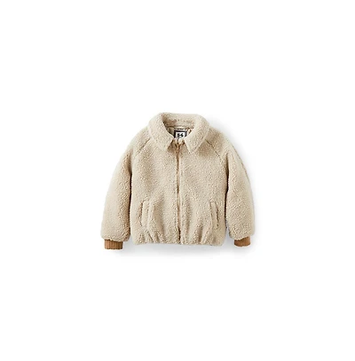 Cotton On Girls Teddy Bomber Jacket