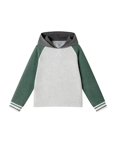 Andy & Evan Toddler Boys Toddler/Child Green Raglan Hoodie Tee