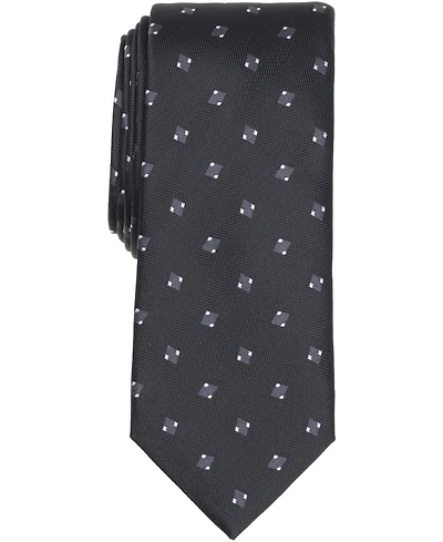 Alfani Men's Arctic Neat Printed Slim Tie, Macy's Exclusive