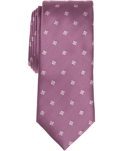 Alfani Men's Arctic Neat Printed Slim Tie, Macy's Exclusive