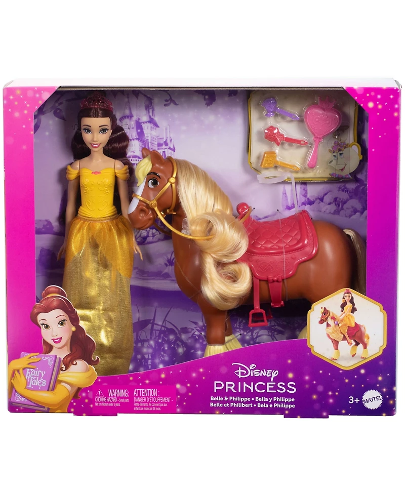 Disney Princess Belle and Philippe Fashion Doll and Horse