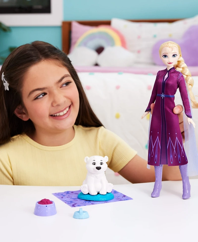 Disney Princess Disney Frozen Elsa Fashion Doll and Polar Bear Cub Figure