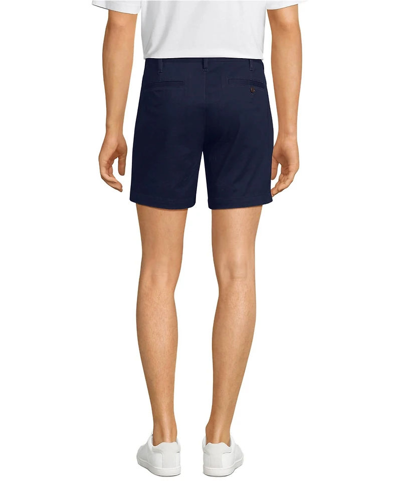 Lands' End Men's 6" Traditional Fit Stretch Knockabout Chino Shorts
