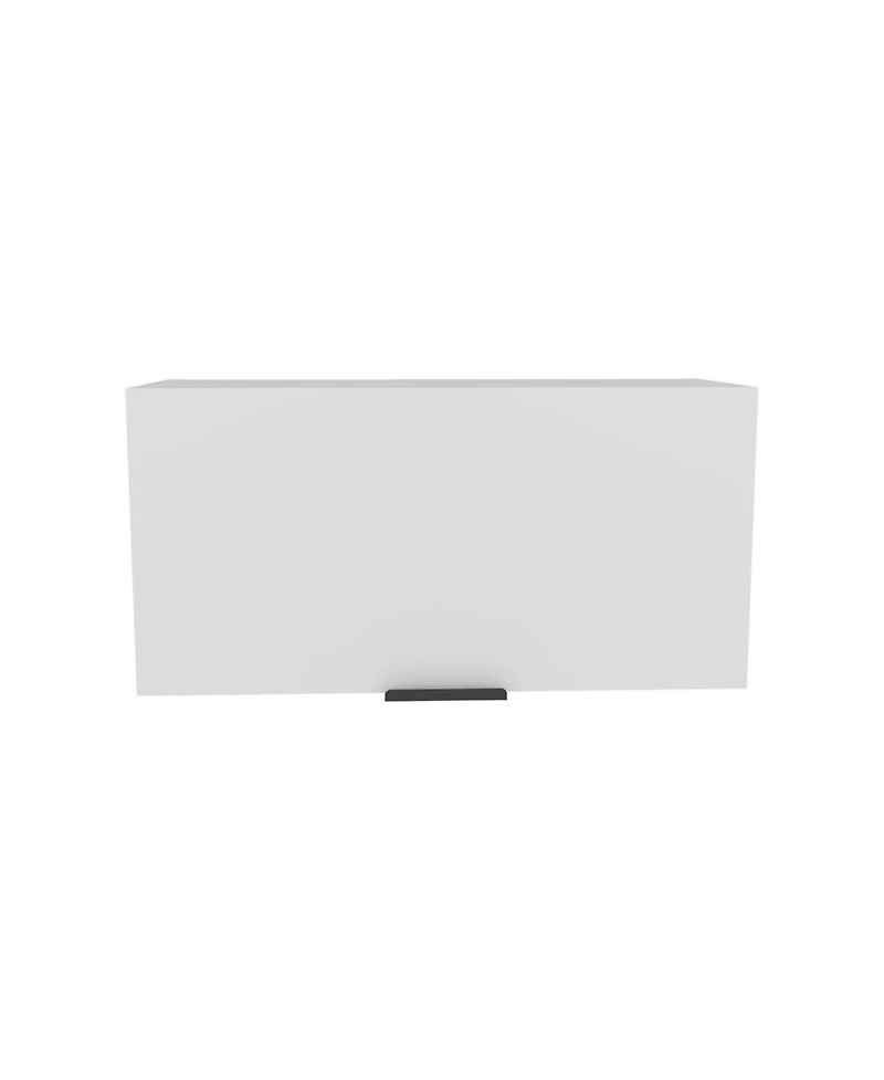 Fm Furniture Coolidge Pull-Up Wall Cabinet, Compact Design, Single Shelf, Modern Style, White