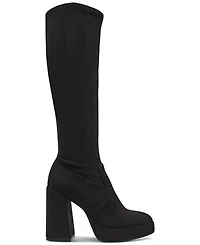 Steve Madden Twain Platform Knee-High Stretch Boots