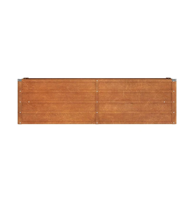 Garden Raised Bed Rusty 63"x15.7"x17.7" Corten Steel