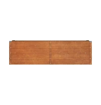Garden Raised Bed Rusty 63"x15.7"x17.7" Corten Steel