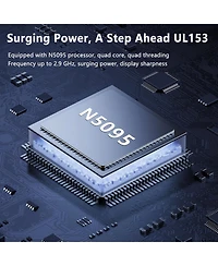 Kuu 15.6 Inch Laptop, Gaming Laptop, Laptops 24GB 1TB Ssd, Lap top Computer N5095, Traditional Laptops Computers 180 Angle Opening, Lap top Fingerprin