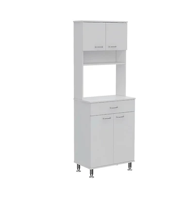 Tuhome Della 60 Pantry White Mdf
