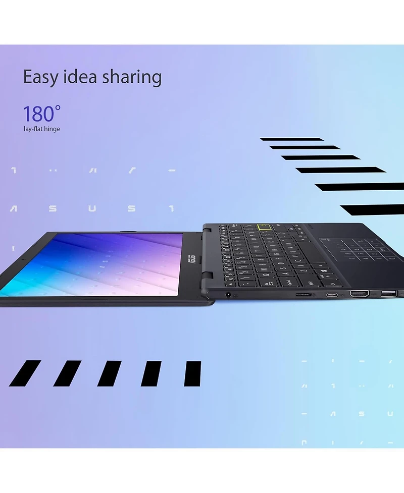 Kuu Vivobook Go 11.6” Hd Slim Laptop, Intel Dual Core N4500, Intel Graphics, 4GB, 128GB, Windows 11 Home, SonicMaster, ErgoSense, Black, L210KA
