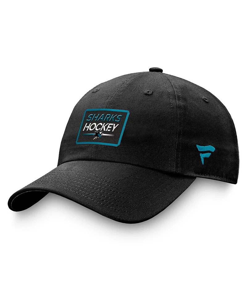 Fanatics Men's Black San Jose Sharks Authentic Pro Prime Adjustable Hat