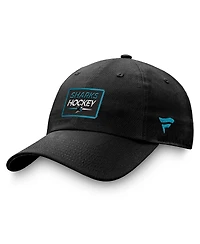 Fanatics Men's Black San Jose Sharks Authentic Pro Prime Adjustable Hat