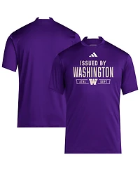 Adidas Men's Purple Washington Huskies 2025 Training Performance Team T-Shirt
