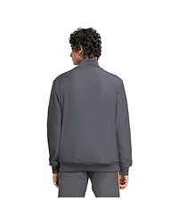 Adidas Men's Gray Manchester United Terrace Icons Full-Zip Track Jacket