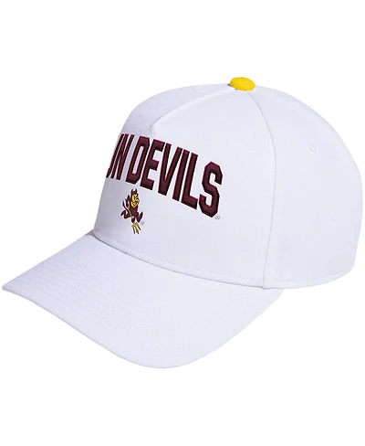 Adidas Men's and Women's White Arizona State Sun Devils Locker Room A-Frame Adjustable Hat