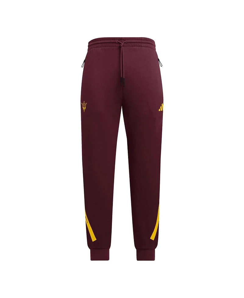Adidas Maroon Arizona State Sun Devils Z.n.e. Pants