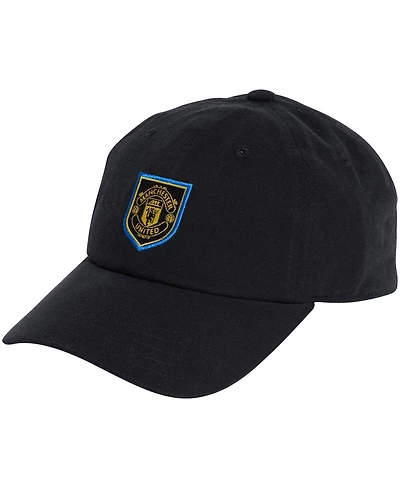 Adidas Men's and Women's Black Manchester United Third Adjustable Dad Hat