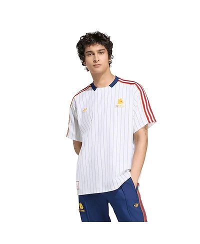Adidas Men's and Women's White As Roma Terrace Icons Jersey