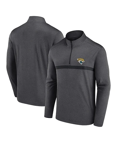 Fanatics Men's Charcoal Jacksonville Jaguars Head-to-Head Quarter-Zip Pullover Sweatshirt