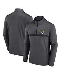 Fanatics Men's Charcoal Jacksonville Jaguars Head-to-Head Quarter-Zip Pullover Sweatshirt