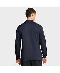 Nike Men's Navy Chicago Bears Sideline Feel the Pressure Performance Half-Zip Pullover Sweatshirt