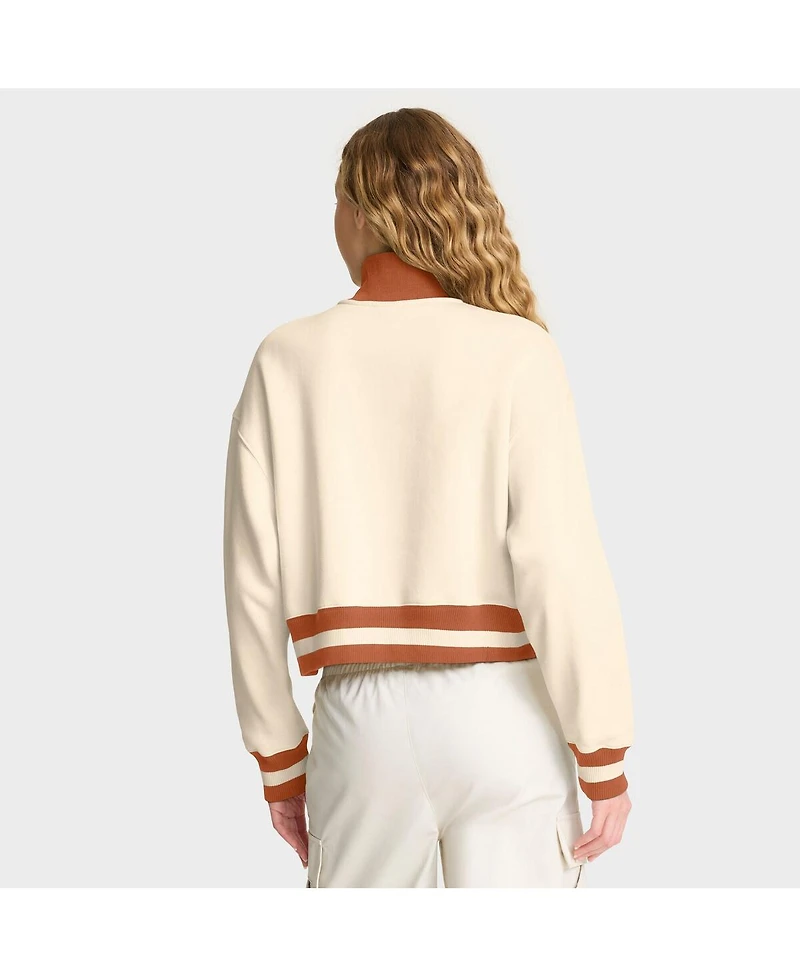 Nike Women's Tan Texas Longhorns Legacy Half-Zip Sweatshirt