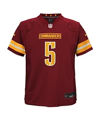 Nike Preschool Jayden Daniels Burgundy Washington Commanders Team Player Game Jersey