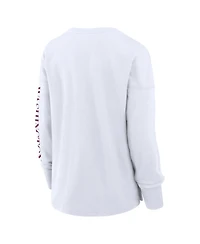 Fanatics Women's White Washington Commanders Hometown Legacy Long Sleeve T-Shirt