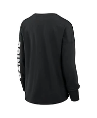 Fanatics Women's Black New Orleans Saints Hometown Legacy Long Sleeve T-Shirt