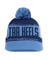 Fanatics Men's Carolina Blue/Navy North Carolina Tar Heels Thrive Cuffed with Pom Knit Hat