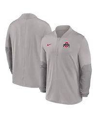Nike Men's Gray Ohio State Buckeyes One Goal Performance Half-Zip Pullover Sweatshirt