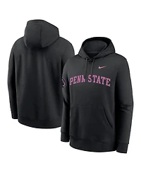 Nike Men's Black Penn State Nittany Lions 2025 Sideline Club Fleece Pullover Hoodie