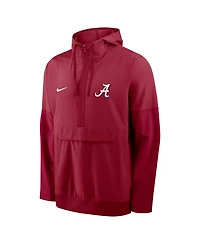 Nike Men's Crimson Alabama Tide Anorak Half-Zip Hoodie Jacket
