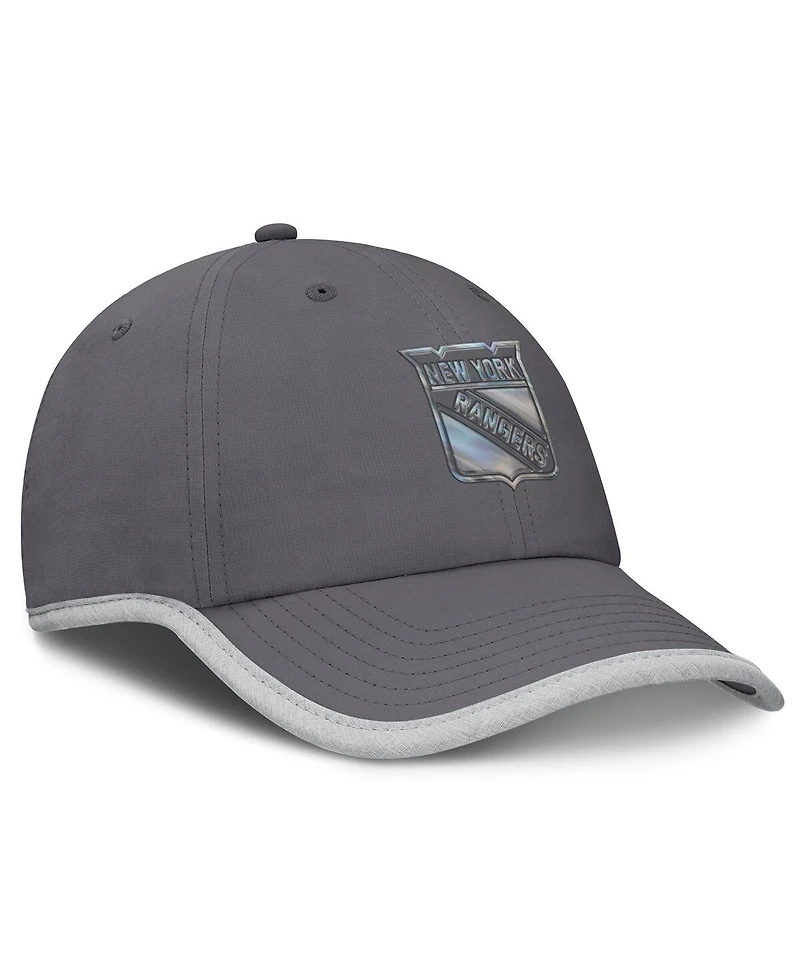 Fanatics Women's Charcoal New York Rangers Fundamental Reflector Adjustable Hat