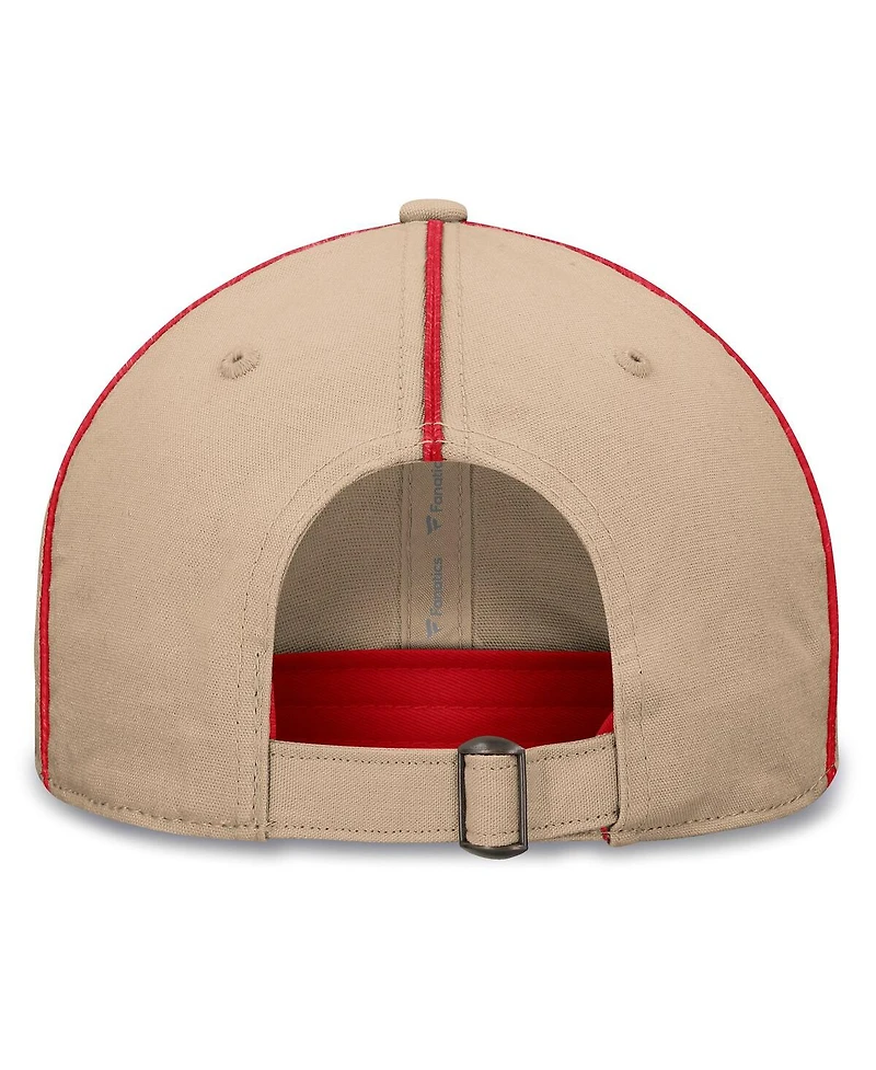 Fanatics Men's Tan Washington Capitals Heritage Setoff Adjustable Hat