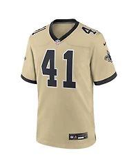 Nike Big Boys and Girls Alvin Kamara Gold New Orleans Saints Gameday Golds Alternate Game Player Jersey
