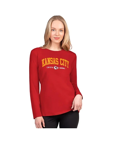 G-iii 4Her by Carl Banks Women's Red Kansas City Chiefs Best Play Long Sleeve T-Shirt