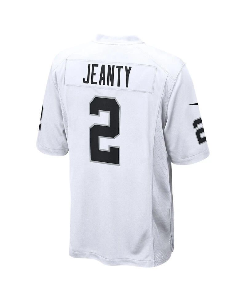 Nike Men's Ashton Jeanty White Las Vegas Raiders Game Jersey