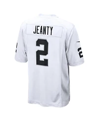 Nike Men's Ashton Jeanty White Las Vegas Raiders Game Jersey
