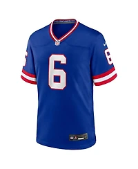 Nike Men's Jaxson Dart Royal New York Giants Alternate 2 Classic Game Jersey