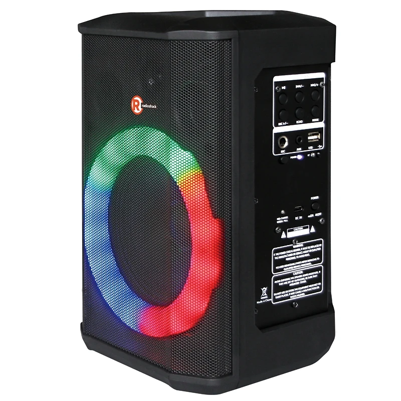 RadioShack 18W 5.5-inch Compact Pa Party Speaker With Lights 4001969