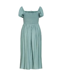 City Chic Plus Abbigail Split Maxi Dress