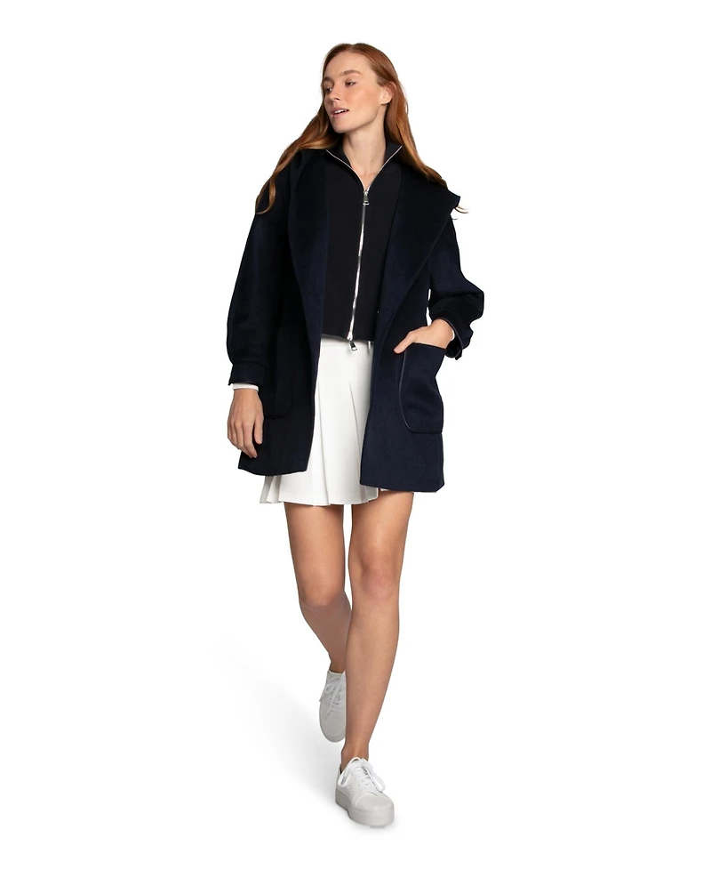 Belle & Bloom Women's Next To You Hooded Wool Blend Coat