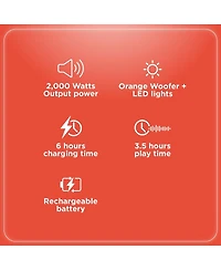 RadioShack 12 Inch Pa Tower Speaker with Fm Radio, Rechargeable Battery, and Tripod 4001941