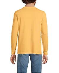Lands' End Mens Tall Long Sleeve Pocket Sun Faded Super-t Tee
