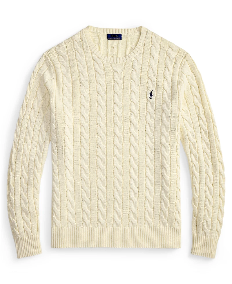 Polo Ralph Lauren Men's Big & Tall Cable-Knit Cotton Sweater